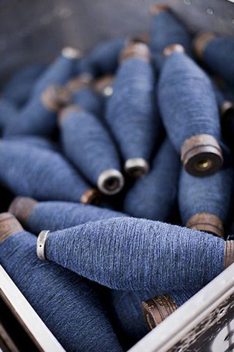 Spools Of Thread, Brooklyn Tweed, Blue Inspiration, Mood Indigo, Feeling Blue, Love Blue, True Blue, Something Blue, Blue Aesthetic