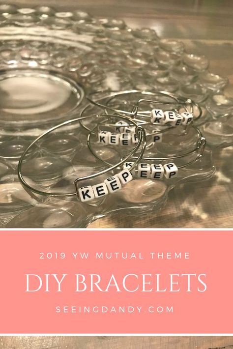 Wire Bracelets, Dollar Tree Storage Bins, Diy Wire Bracelet, Keep My Commandments, Dollar Tree Storage, Diy Blanket Ladder, Cube Beads, Church Of Jesus Christ, Handmade Beauty Products