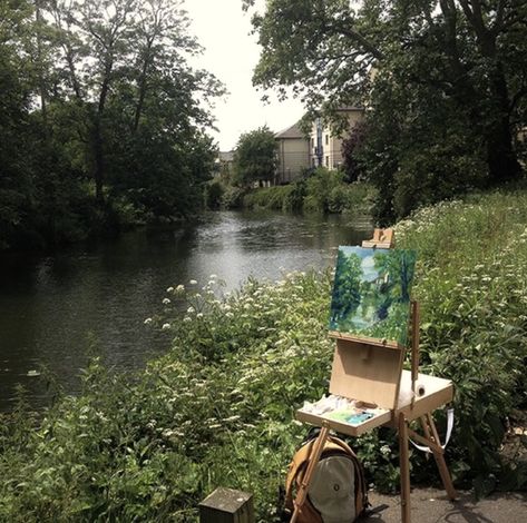 Jana Forsynth Plein Air Easel, Say You Love Me, Gold Art Painting, Drawing Cartoon Faces, Artist Aesthetic, You Love Me, Nature Garden, Artist Life, Plein Air Paintings