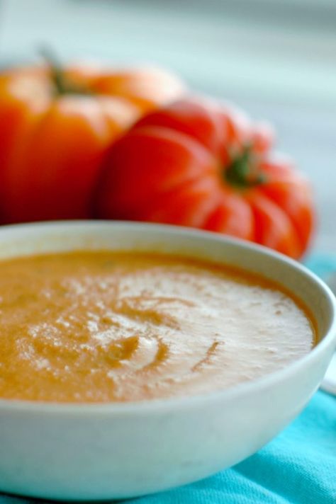 Blended Soup Recipes, Wls Diet, Pureed Soups, Blended Soups, Blender Soups, Blended Soup, Sleeve Recipes, Fresh Tomato Soup, Fermented Kimchi