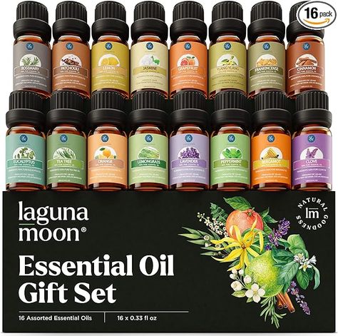 Amazon.com: Essential Oils Set - 16 Pcs Premium Grade Home Essentials Oils - for Diffusers, Fragrance, Scents for Candle Making, Soap, Slime - Natural Aromatherapy Oils for Skin & Hair - Home, Office, Car : Health & Household Soap Slime, Selling Essential Oils, Top Essential Oils, Essential Oil Brands, Essential Oil Gift Set, Eucalyptus Tea, Essential Oils Gifts, Natural Aromatherapy, Making Soap