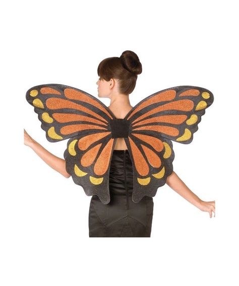 Butterfly Monarch Adult Wings Costume - Butterfly Costumes Butterfly Wings Tutorial, Butterfly Costume Kids, Diy Butterfly Costume, Monarch Butterfly Wings, Best Diy Halloween Costumes, Awesome Costumes, Diy Haunted House Props, Clever Halloween, Diy Halloween Games