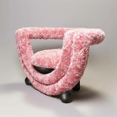 CHAIRS – Bohinc Studio Rose Pink Furniture, Designer Furniture Luxury, Pastel Goth Living Room, Kawaii Furniture, Metallic Furniture, Architecture Restaurant, Metal Armchair, Luxury Chairs, Metal Cups