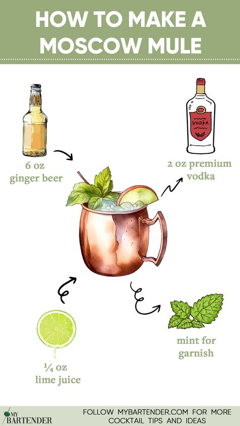 Moscow Mule Russian Mule Recipe, Ginger Mule Cocktail, Moscow Mule Receita, Moscow Mule Drink Recipes, Ginger Mule, Moscow Mule Drink, Mule Drink, Christmas Hosting, Beautiful Drink