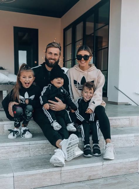 Superstar Shoes curated on LTK Adidas Family Photoshoot, Sneaker Family Photos, Nike Shoot, Family Shoes, Mom Inspo, Becky Hillyard, Fam Photos, Outfits Sporty, Ricky Bobby