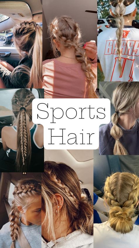 Cute Sporty Hairstyles, Soccer Hairstyles, Soccer Hair, Sports Hair, Black Pool, Pool Hair, Basketball Hairstyles, Hairstyle Examples, Pool Hairstyle Ideas