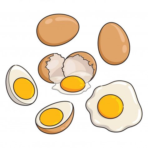 Eggs cartoon | Premium Vector #Freepik #vector #food #cartoon #organic #egg Farm Cartoon, Eggs In A Basket, Egg Vector, Bad Cholesterol, Easter Backgrounds, Cute Egg, Food Cartoon, Flat Icons Set, Egg Art