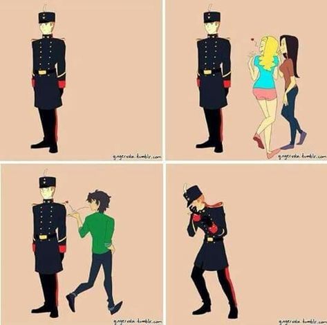 Lgbtq Funny, Gay Comics, Gay Memes, Dessin Adorable, Cute Comics, Funny Comics, Funny Images, Anime Funny, Cute Drawings