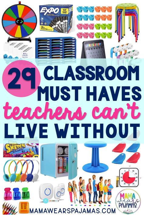 Top 29 Amazon Teacher Must Haves 1st Time Teacher Classroom, 3rd Grade Teacher Tips, Teacher Lounge Must Haves, After School Program Classroom Decor, Class Ideas For Teachers, First Grade Must Haves Classroom, Classroom Setup Checklist Elementary, Pre K Classroom Essentials, Stuff For Teachers