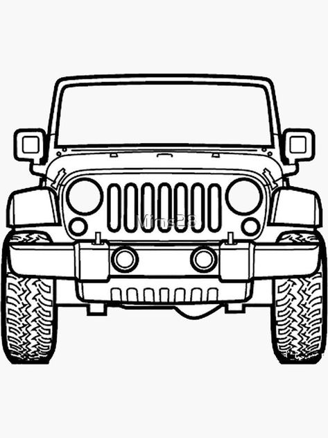 Pin by Matheus Kasprzak on agronomia in 2022 | Jeep stickers, Jeep drawing, Jeep art Jeep Drawing, Jeep Tattoo, Jeep Art, Jeep Stickers, White Jeep, Jeep Decals, Black Jeep, Cricut Projects Beginner, Kid Friendly Trips