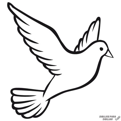 White Dove Tattoos, Dove Drawing, Dove Painting, Dove Tattoos, Holy Spirit Dove, Bird Template, Shark Coloring Pages, Cars Coloring Pages, Bird Silhouette