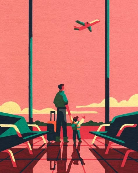 Airport Theme, Wired Magazine, Travel Culture, Illustration Animation, Website Illustration, Travel Brand, Geometry Art, Illustration Style, Gcse Art