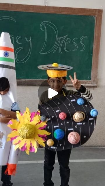 Solar System Fancy Dress, Creative Fancy Dress Ideas For Kids, Fancy Dress Competition For Kids, Fancy Dress Competition Ideas For Boys, Best Fancy Dress Ideas, Solar System Dress, Fancy Dress Ideas For Kids, Indian Fancy Dress, Solar System Projects For Kids