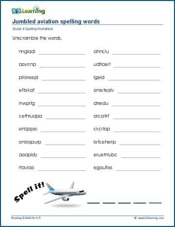 Students unscramble and rewrite grade 4 spelling words.  Free | Spelling | Worksheets | Grade 4 | Printable Grade 4 Spelling Words, Grade 4 Spelling, Free Spelling Worksheets, Kindergarten Grammar, Jumbled Words, Early Science, Cursive Writing Worksheets, Comprehension Exercises, Spelling Worksheets