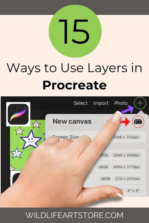 How to use layers in Procreate in 15 ways. Procreate Cheat Sheet, Procreate Basics, Procreate Layers, Procreate 101, Layers In Procreate, Procreate Classes, Procreate Practice, Procreate App Tutorial, Procreate Drawings