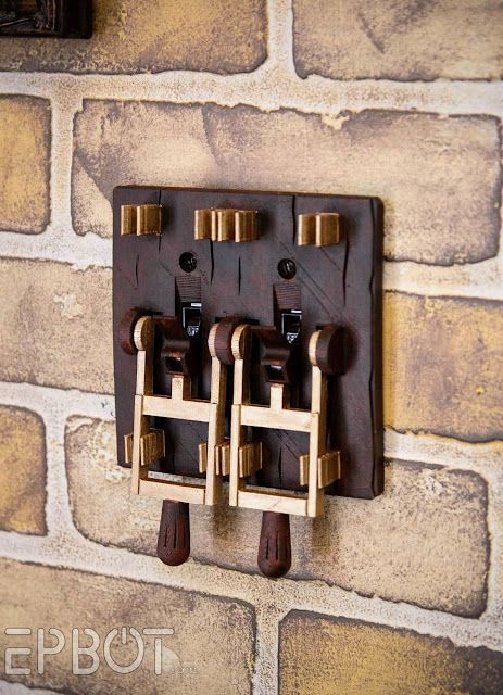 Frankenstein Light Switch, Steampunk Rooms, Décor Steampunk, Steampunk Bedroom, Steampunk House, Steampunk Decor, Light Switches, Hus Inspiration, Mad Scientist