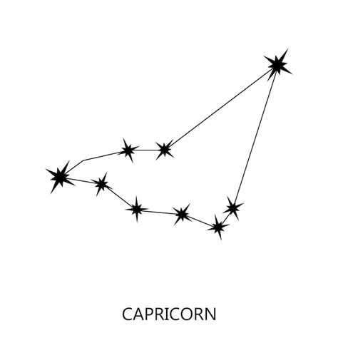 Capricorn constellation.vector icon isol... | Premium Vector #Freepik #vector #star-map #horoscope-background #zodiac-background #constellation Horoscope Background, Capricorn Star Constellation, Zodiac Background, About Capricorn, Capricorn Constellation, Star Constellation, Star Constellations, Star Map, Vector Photo