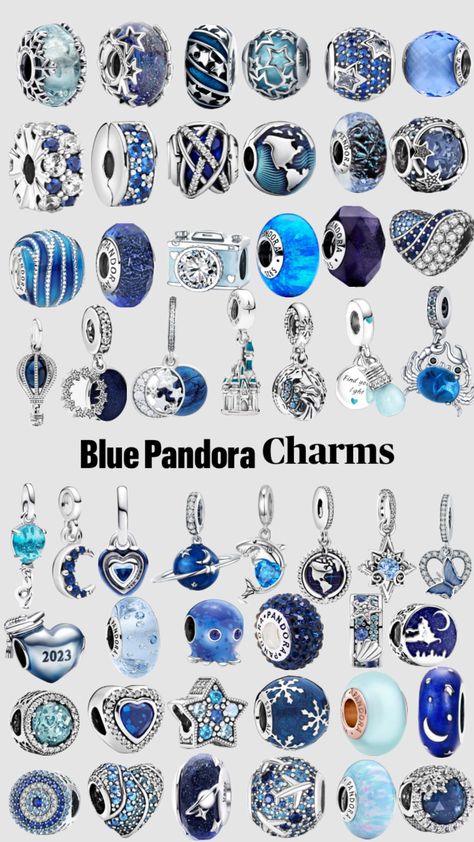 Blue Pandora charms #bluepandoracharms #bluepandora #pandoracharms #pandora #pandorabracelet #blue #bluecharms Pandora Charms, Your Aesthetic, Connect With People, Creative Energy, Charms, Energy, Bracelet, Blue