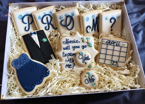 Prom Proposal, Decorated Cookies, Cookie Decorating, Sugar Cookie, Prom