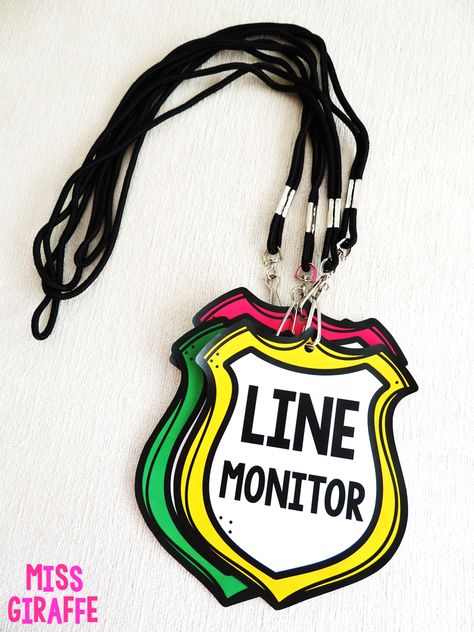 Line monitor is one of my favorite classroom jobs - click to read about it!