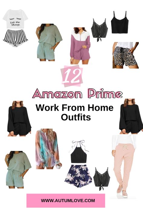 Amazon Work From Home Outfits, loungewear, work from home, Amazon Loungewear, High Waisted Shorts Outfit, Wfh Outfits, Amazon Work From Home, Work From Home Outfit, Lounge Outfits, Leopard Shorts, Crop Top And Shorts, Home Outfit