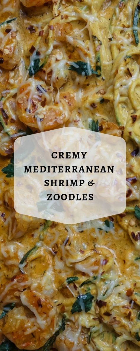 Keto Zoodles, Zoodle Recipe, Mediterranean Shrimp, Mediterranean Diet Recipes Dinners, One Pan Meal, Zoodle Recipes, Easy Mediterranean Diet Recipes, Diner Recept, Low Carb Diets