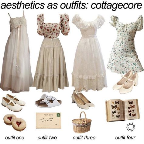 Cottagecore Outfit Ideas, Cottagecore Outfit, Cottagecore Outfits, Cottagecore Fashion, Fashion Aesthetics, Mood Board Fashion, Look Vintage, Looks Style, Looks Vintage