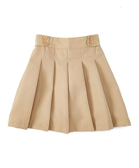 Amazon.com: unik Girl Pleated Uniform Scooter Navy Size 6: Clothing White Collared Shirt Outfit, Beige Pleated Skirt, Girl Uniform, Uniform Skirt, Pencil Skirt Work, School Skirt, White Collared Shirt, Khaki Skirt, Navy And Khaki