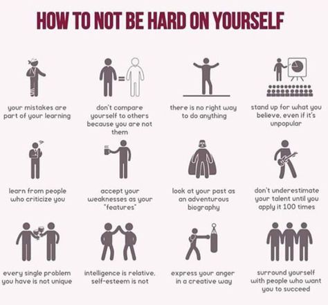 How not to be hard on yourself. Self esteem building - be kind to yourself (positive self talk) Dont Compare, Self Compassion, Be A Better Person, Infj, The Words, Self Esteem, Positive Thinking, Self Improvement, Self Help