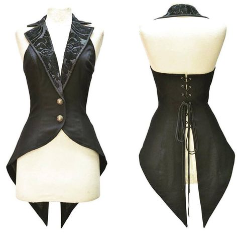 Waistcoat For Women, Vintage Waistcoat, 00s Mode, Spring Closet, Diy Vetement, Style Gothic, Vest Waistcoat, Fashion Design Drawings, Drawing Clothes