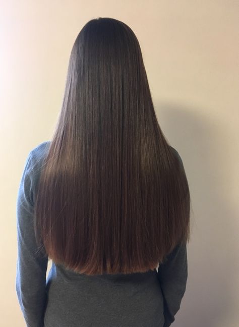 #hair #long #longhair #brunete Long Hair No Layers Straight, Long Hair All One Length, Straight Waist Length Hair, Straight One Length Hair, Straight Haircut For Long Hair, Straight Across Haircut Long, Straight Cut Hair Long, Straight Cut Long Hair, Long Hair Straight Cut