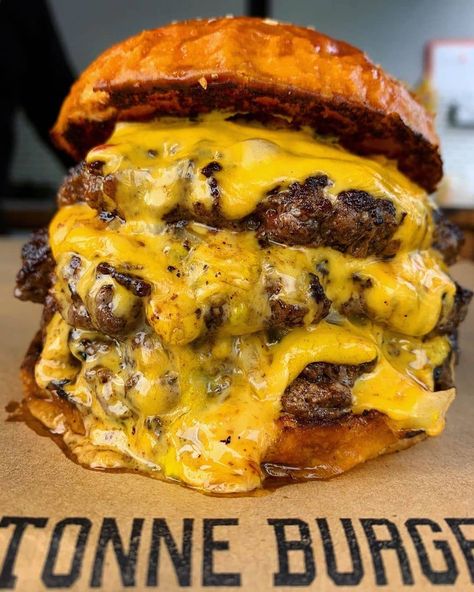 Plain Cheeseburger, Cheeseburger Aesthetic, Triple Cheeseburger, Cheesy Burger, Loaded Burger, Hamburger Sandwich, Unique Sauces, Cheese Burgers, Juicy Burgers