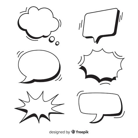 Comic Speech Bubbles, Cartoon Speech Bubble, Balloon Template, Text Bubble, Comic Tutorial, Halftone Dots, 타이포그래피 포스터 디자인, Speech Bubbles, Comic Book Pages