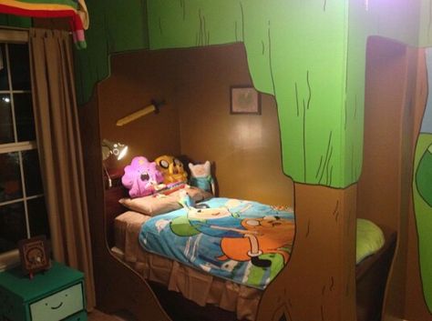 Adventure Time Bedroom Adventure Time Bedroom, Ts4 Bedroom, Adventure Time Room, Adventure Time Background, Time Background, Project Room, Adventure Decor, Pretty Room, Dream Room Inspiration