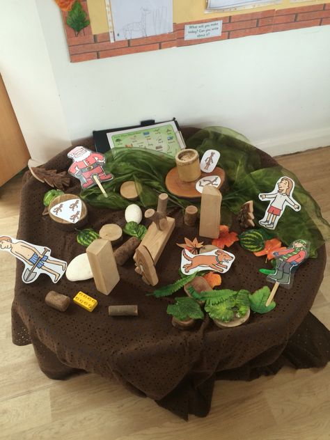 Stickman small world scene Eyfs Stickman Activities, Stickman Tuff Tray, Stick Man Eyfs Activities, Stick Man Activities Eyfs, Stickman Activities Eyfs, Eyfs Stickman, Stickman Julia Donaldson, Stickman Activities, Toddler Fine Motor Activities