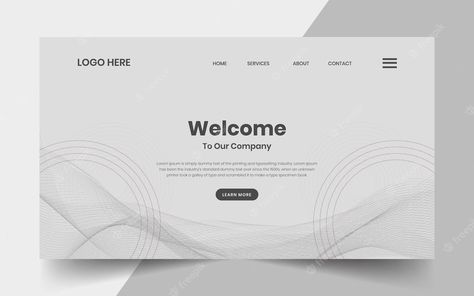 Premium Vector | Technology abstract welcome banner background website landing page template design Welcome Website Design, Welcome Page Design, Welcome Banner Design, Website Background Design, Welcome Background, Ux Kits, Ui Website, Website Home Page, Website Banner Design