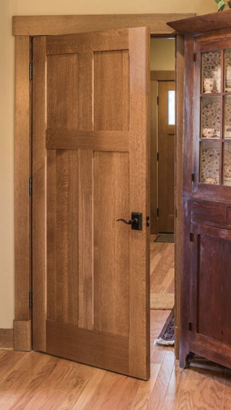 Stained interior doors