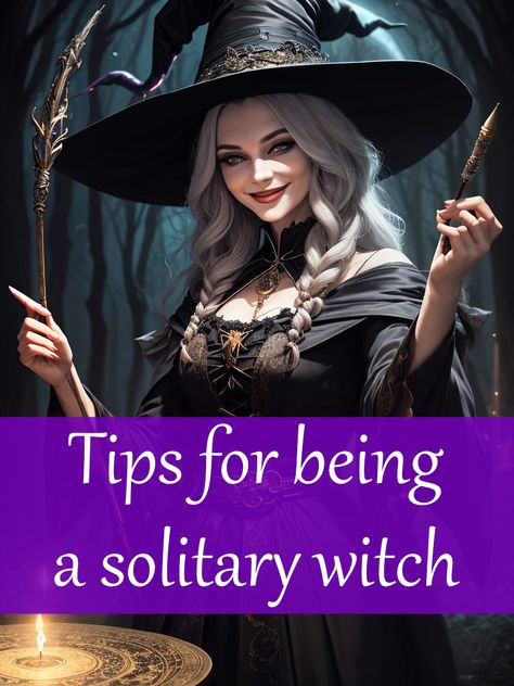 Tips for being a solitary witch Witch Beauty Tips, Wiccan Practices, Fall List, Solitary Witch, Witchy Tips, Casting Spells, Wiccan Magic, Witch Spirituality, Eclectic Witch