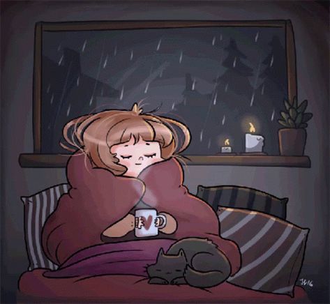 Rain Gif, I Love Rain, Cartoon Gifs, Gif Pictures, Beautiful Gif, Animated Images, Dreamy Art, Girly Art, Cute Gif