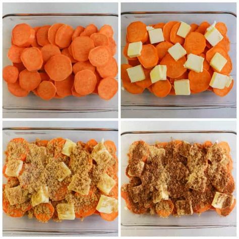 Baked Candied Yams Recipe Easy, Praline Yams Recipe, Fresh Candied Yams Recipe, Yam Thanksgiving Recipe, Fresh Yams With Marshmallows, Sweet Yams With Marshmallows, Keto Candied Yams Recipe, Sliced Yams Baked, Candied Yams Fresh Sweet Potatoes