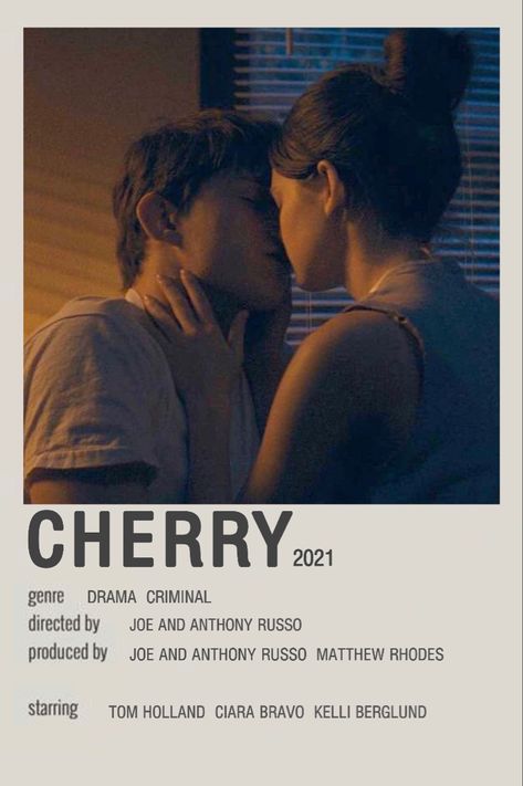 Cherry movie, tom holland ciara bravo, russo brothers, polaroid minimalist poster Movies Like Through My Window, Romcom Movies, Indie Movie Posters, Film Polaroid, Romance Movie, Movies To Watch Teenagers, Netflix Movies To Watch, Bon Film, Night Film