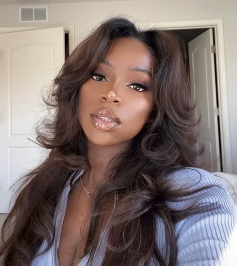 Pelo Afro, Extensions Hair, Hair Laid, Tape In Hair Extensions, Baddie Hairstyles, Hair Inspo Color, Aesthetic Hair, Hair Extension, Gorgeous Hair