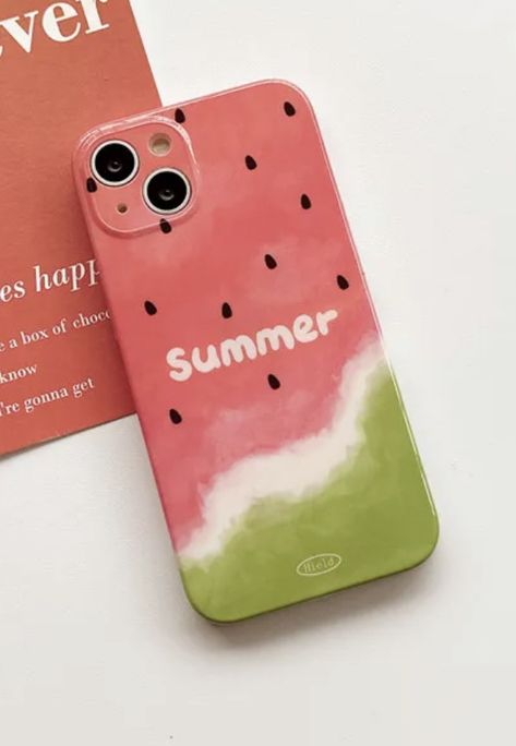 S Simple Watermelon Pattern Phone Case For iPhone 14 14Pro Max 13 13Pro 1 Phone Case Sketch Ideas, Cute Iphone 13 Cases Aesthetic, Summer Phone Case Ideas, Phonecase Painting Idea, Phone Cover Painting Ideas Aesthetic, Phone Cover Ideas Aesthetic, Phone Case Drawing Ideas, Aesthetic Phone Case Diy, Case Painting Ideas