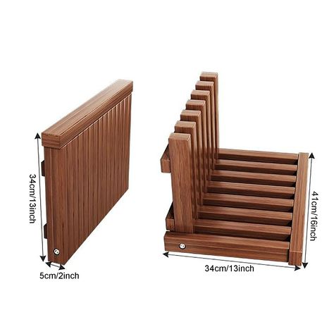 Nileco Wall-mounted Folding Chair Invisible Entryway Shoe-changing Stool,Solid Wood Shower Seat Bench Space Saving Shower Stool for Various Occasions (34x41x34cm(13x16x13inch), Walnut) : Amazon.co.uk: Home & Kitchen Bedside Table Modern, Simple Bedside Tables, Seat Bench, Shower Stool, Entryway Shoe, Shower Seat, Wooden Nightstand, Modern Bedside Table, Storage Chair