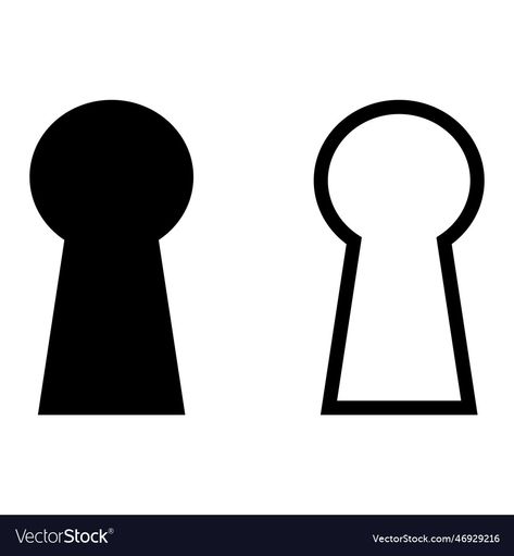 Key Hole Illustration, Keyhole Art Ideas, Key Hole Drawing, Keyhole Drawing, Keyhole Logo, Hole Drawing, Key Icon, Door Key, Brand Ideas