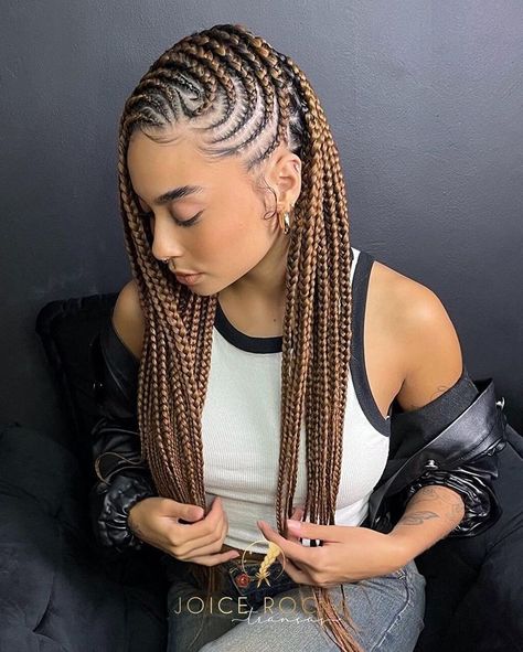 Gana Braids, Professional Braids, Cornrow Updo, Styling Braids, Front Braid, Long Braided Hairstyles, Cornrows Braids For Black Women, Cornrows Styles, Braided Hairstyles For Black Women Cornrows