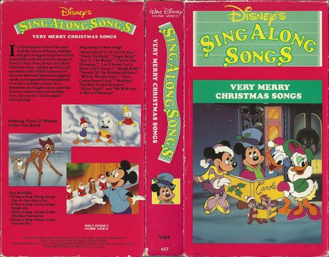 1988 Disney's Singalong-Songs: "Very Merry Christmas Songs" VHS Merry Christmas Songs, Merry Christmas Song, Super Video, Republic Pictures, Sing Along Songs, Merry Christmas Images, American Video, Christmas Songs, Very Merry Christmas