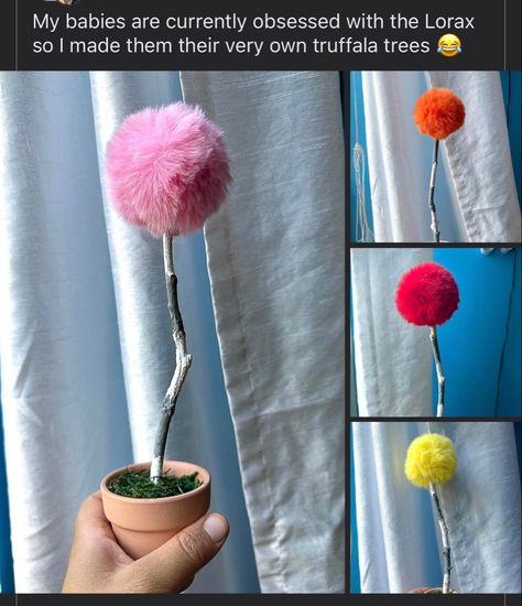 Truffala Trees, Lorax Craft, Lorax Trees, Lorax Birthday, Lorax Party, Crafts To Do When Your Bored, Dr Seuss Baby Shower, Pinterest Diy Crafts, The Lorax