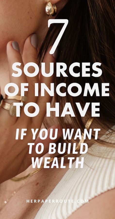 Are you looking for every way possible to build wealth? You know that rich people tend to have multiple streams of income, and 7 is a great number of sources to have. But what are the 7 very best sources of income, and how can you get started with adding them to your earnings? Each person should try to have several income streams if their goal is to build wealth. These 7 types are recommended 7 Streams Of Income, Financial Wisdom, Wealth Planning, Sources Of Income, Streams Of Income, Financial Growth, Finance Apps, Ways To Get Money, Saving Money Budget