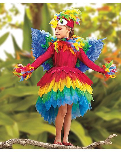 parrot girl costume Parrot Dress, Parrot Costume, Carnival Ideas, Costume Carnaval, Bird Costume, Chasing Fireflies, Animal Costumes, Costume Set, Clown Costume